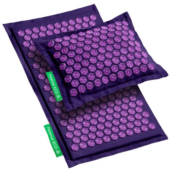 Pranamat ECO Set (Mat + Pillow) Lavender & Lavender